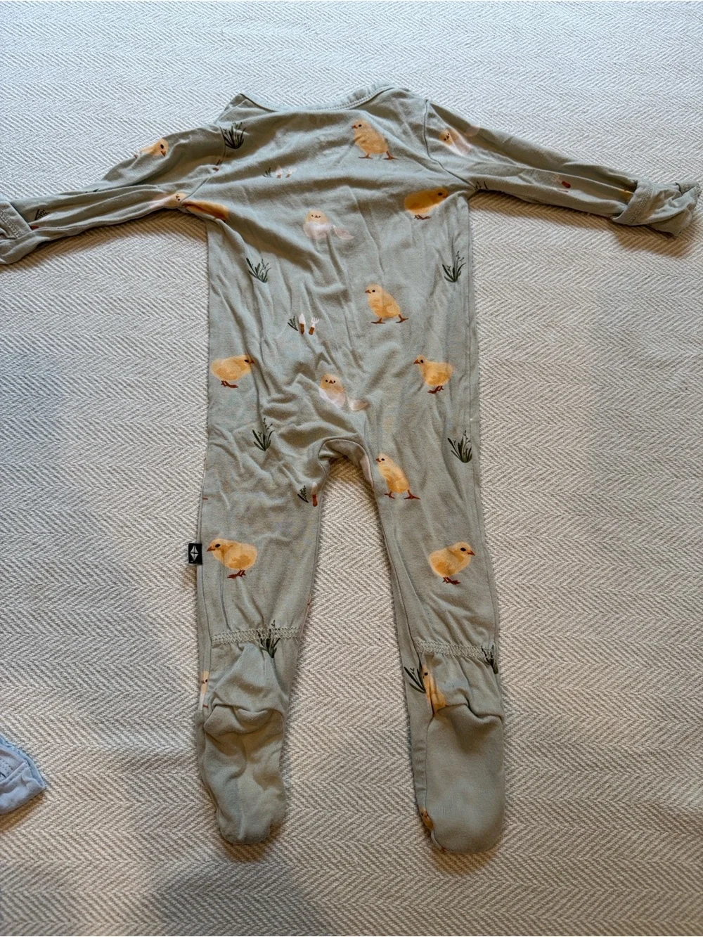 Kyte Baby Zipper Footie Bundle - Ice Rabbit and Aloe Chick